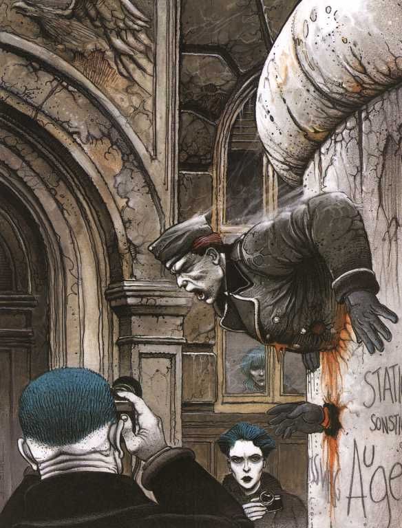 рисунки Enki Bilal